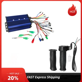 ATV Accessories 36V/48V/60V/72V 60A 350W-3000W  Brushless Controller 40A+ Throttle  Scooter