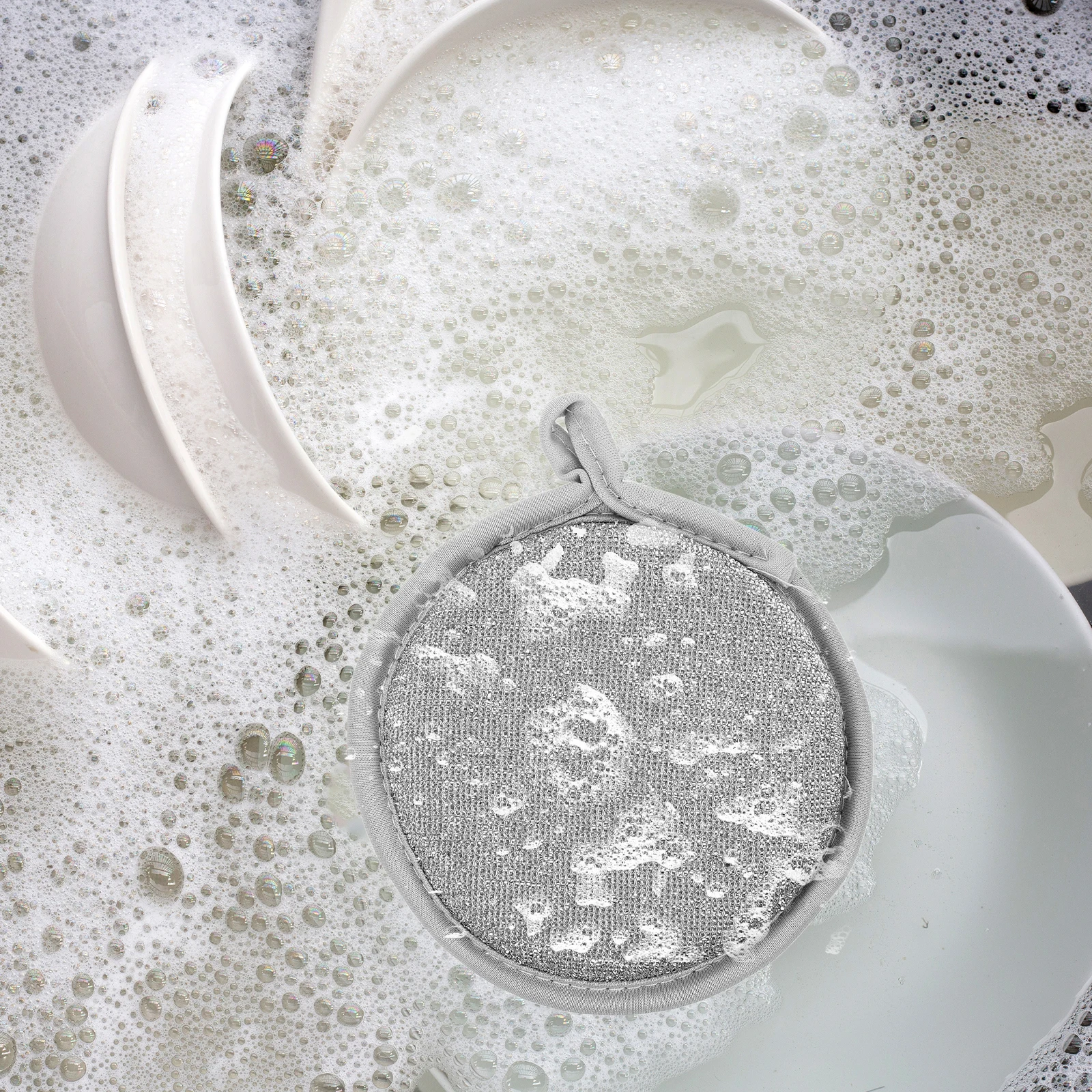 

Cleaning Sponge Double-Sided Oil Resistant Scrubbing Pad For Kitchen Pots Pans Dishes Multifunctional Dishwashing Cloth