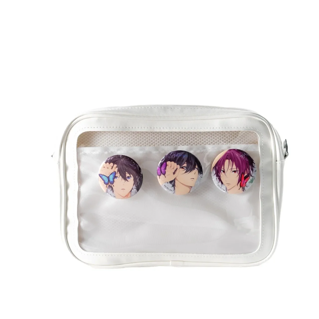 Figura de Anime de 5,8 cm, Nanase Haruka Rin Matsuoka Tachibana Makoto, broches exquisitos de Anime, insignia de moda, colección de decoración para mochila