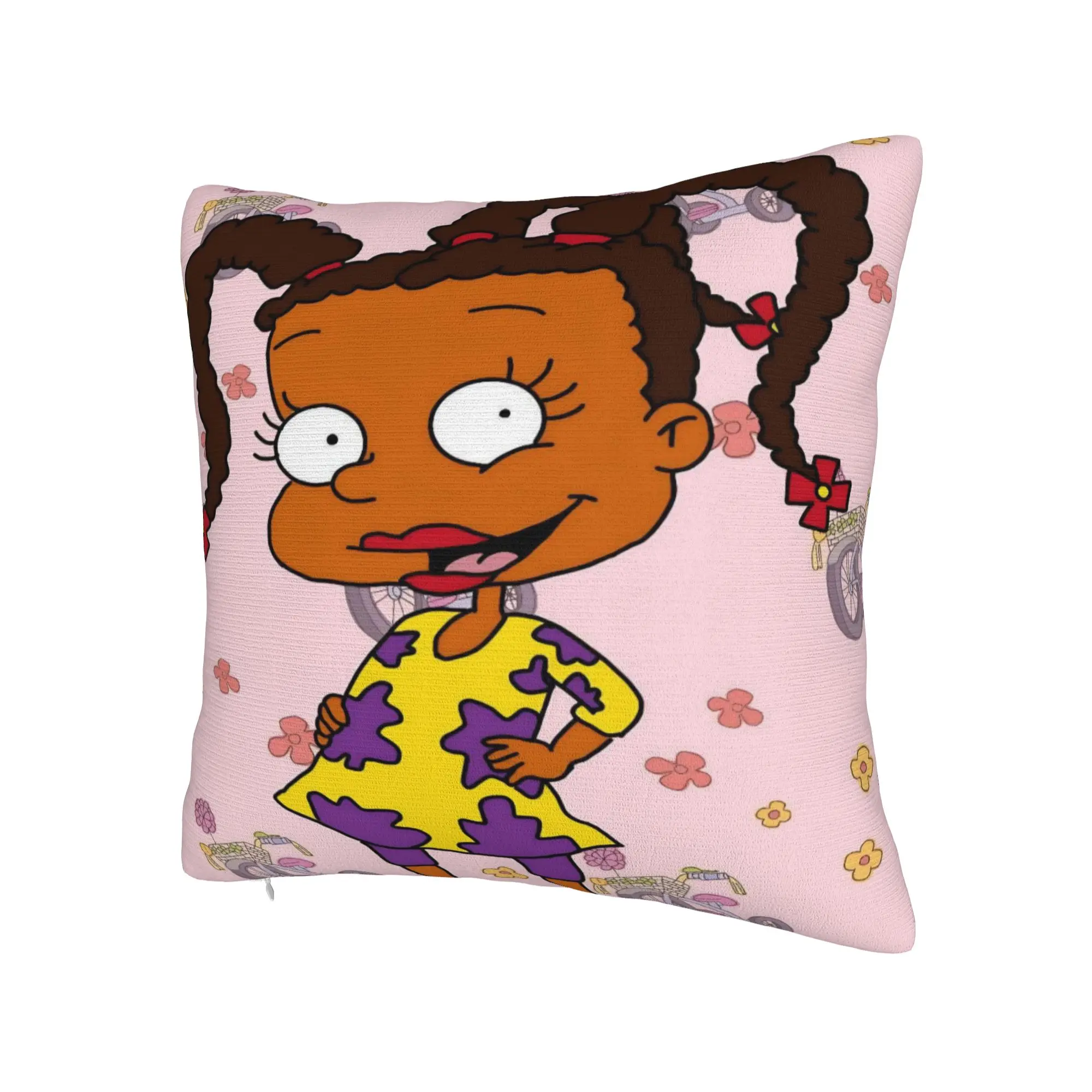 Decorative Pillowcases Cartoon R-Rugrats Merch Car  Throw Pillow Case Cover Square Multiple Sizes