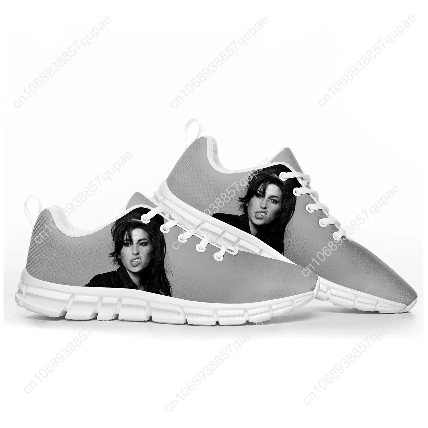 Amy winehouse cantor moda sapatos esportivos das mulheres dos homens adolescente crianças tênis casuais personalizados de alta qualidade sapatos casal