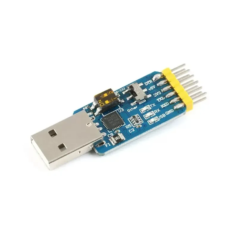 6-in-1 multifunctional serial port module/USB to UART serial port module CP2102 TTL 485 232