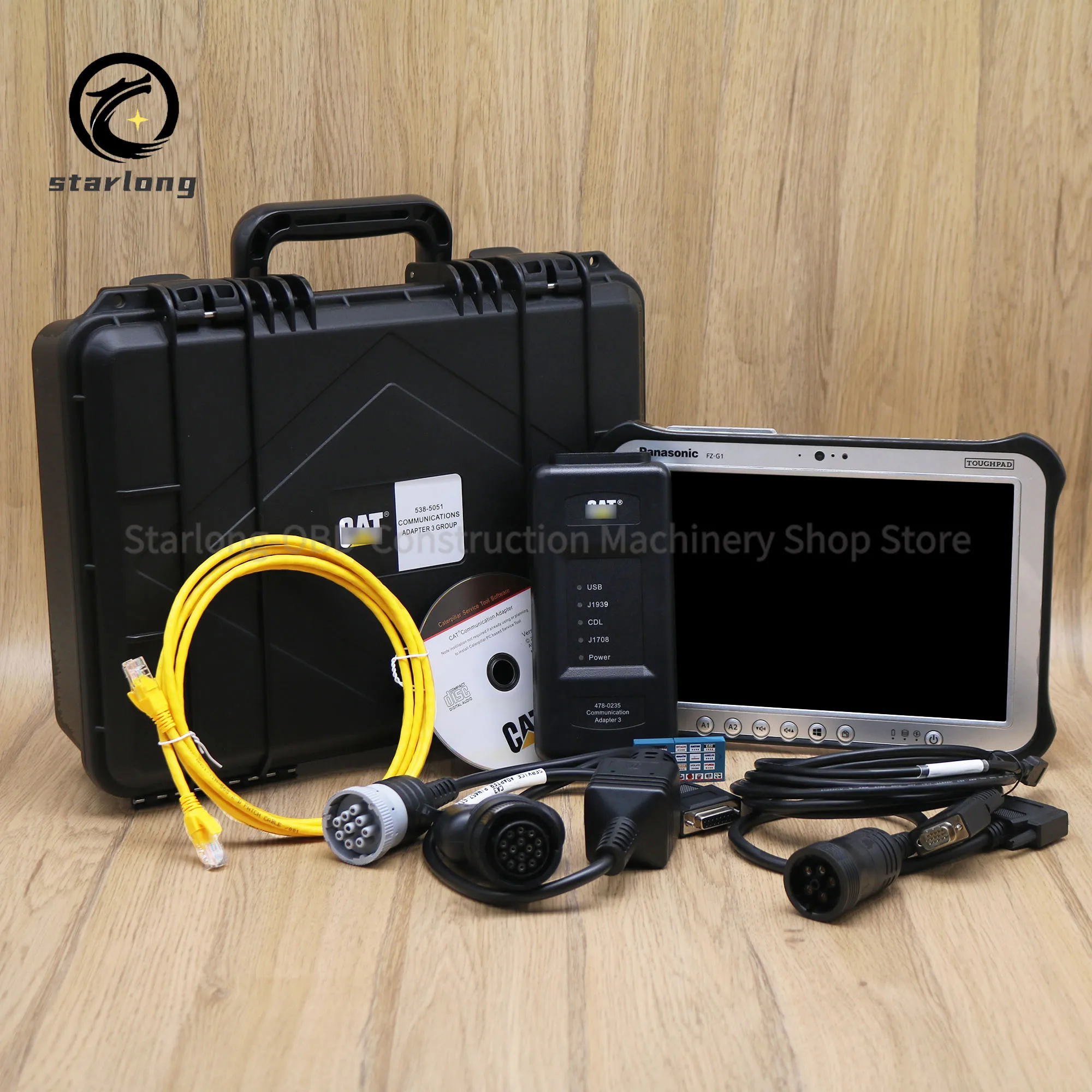 ET4 Communication Adapter3 478-0235 538-5051 Diagnostic Tool for Caterpillar CAT Truck Excavator scanner With 2023A software