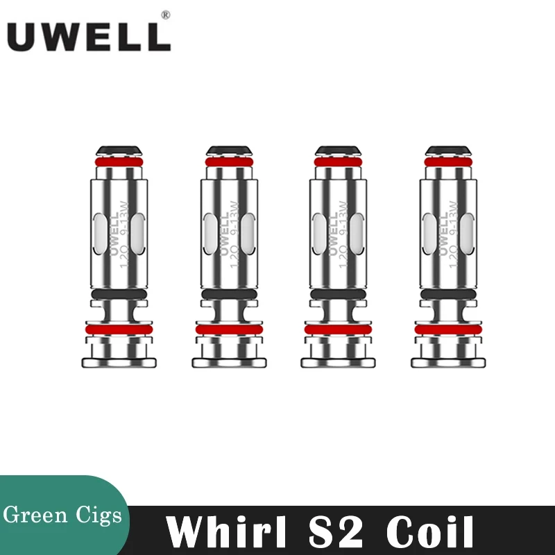 4pcs/Pack Original Uwell Whirl S Coil FeCrAI UN2 Meshed-H 0.8ohm For Uwell Whirl S/S2 Kit E Cigarette Vaporizer