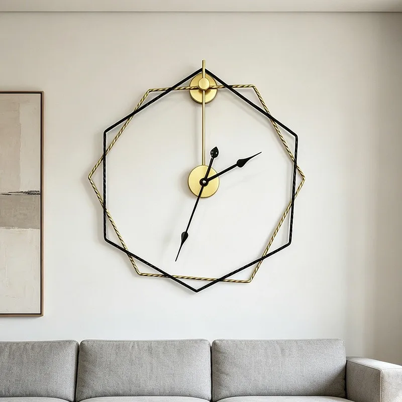 Decorative Wall Clock Modern Wall Watch Luxury Aesthetic Large Art Clocks Minimalist Silent Elegant Living Room Mural Watches