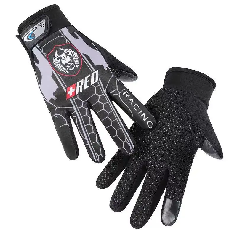 Radfahren Handschuhe Männer Anti-slip Voll Finger Motorrad Frühling Herbst Handschuhe Wandern Angeln Touchscreen Outdoor Abenteuer Handschuhe – Detail 7