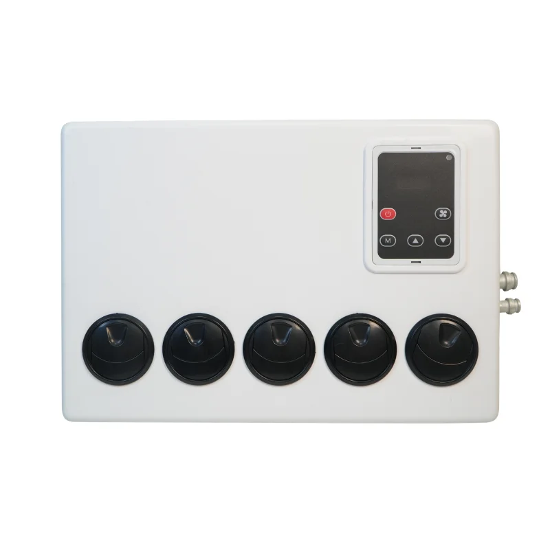 12V Semi Trucks Air Conditioning Cooling System 10000BTU Split Electric Parking Air Conditioner For Bus Van Tractor RV Caravan