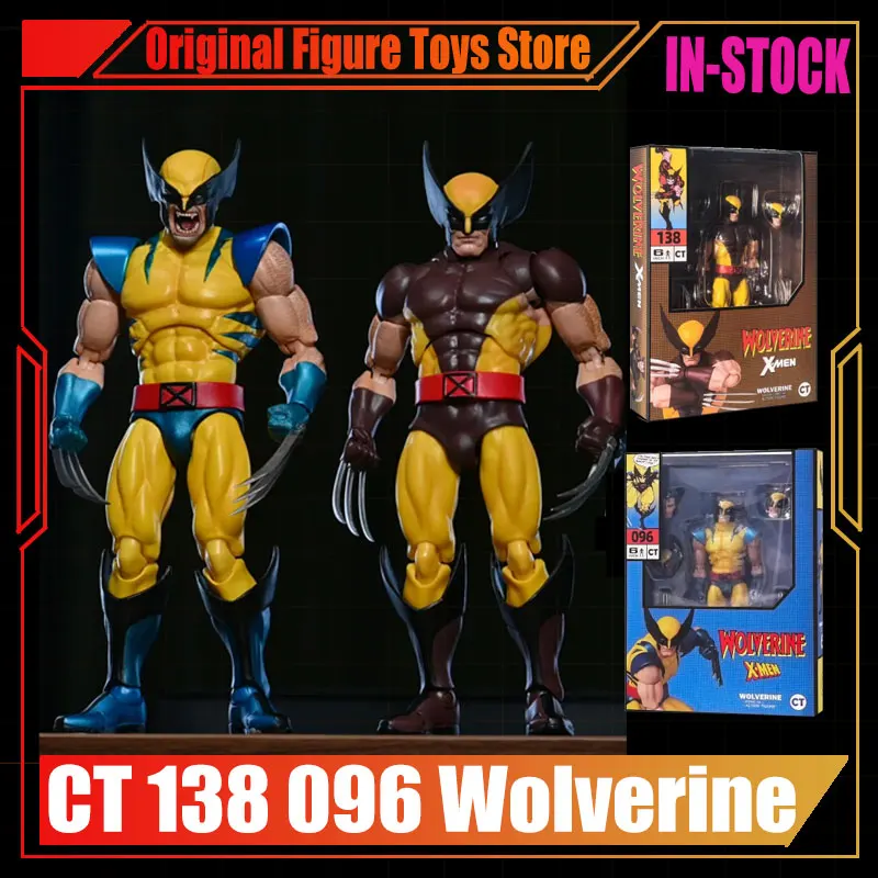 

В наличии Ct Toys Mafex 138, фигурка Росомаха, коричневый комикс, фигурка Икс, 096 Росомаха, аниме-фигурка, модель игрушки, детская игрушка в подарок