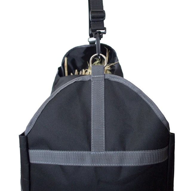 حقيبة قش الحصان المعلقة ذات التغذية البطيئة، حقيبة تخزين شبكية سهلة التعبئة #3