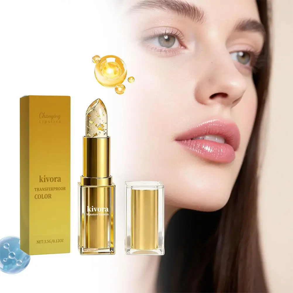 Color Changing Gradient Lipstick,Lasting Hydrating Moisturizing Makeup Lipstick Lip Balm,Non Greasy Non-stick Hydrating Lip Balm