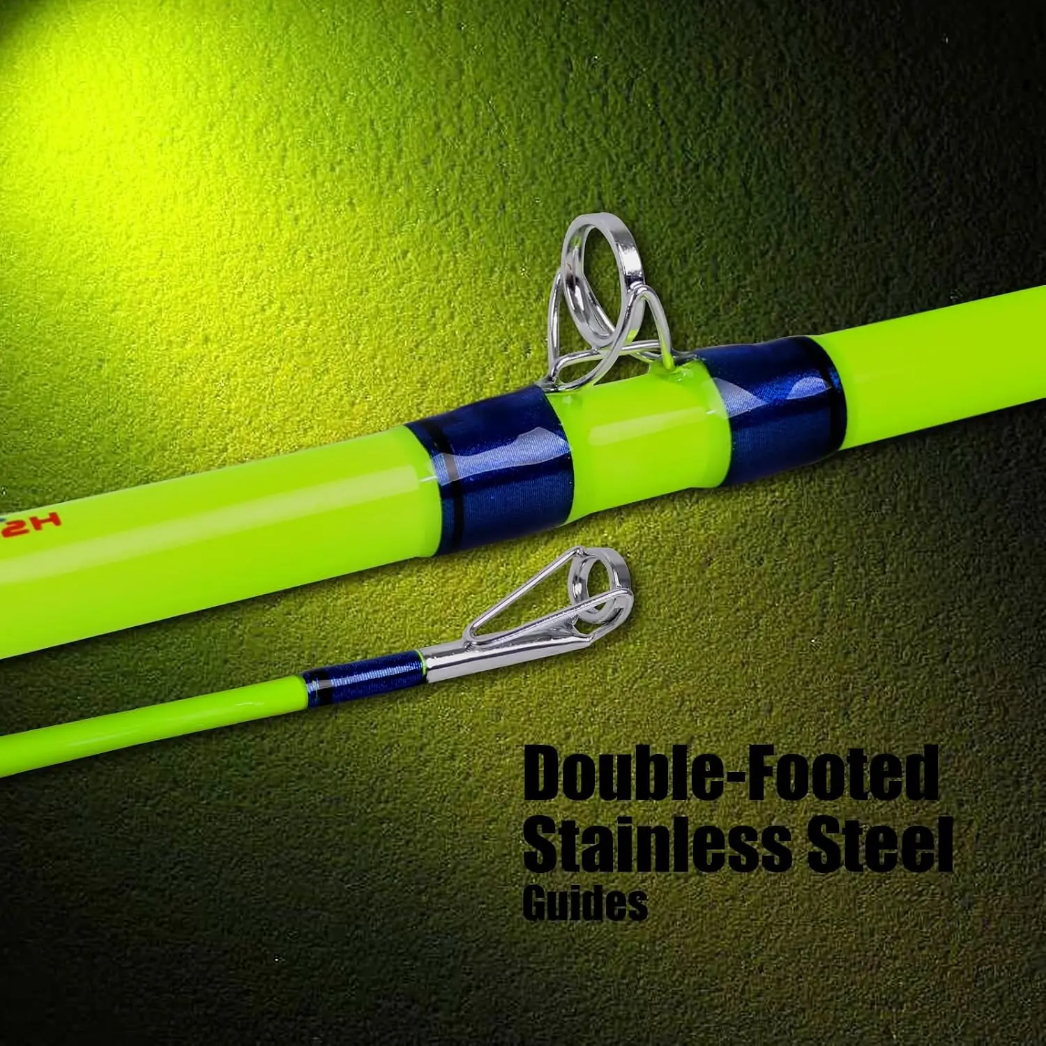 Fishing Rods for Catfish, 1-Piece or 2-Piece Catfishing Pole, Medium Heavy Casting Rod for Catfish (7'6"/8'6"/9'6") - view 2