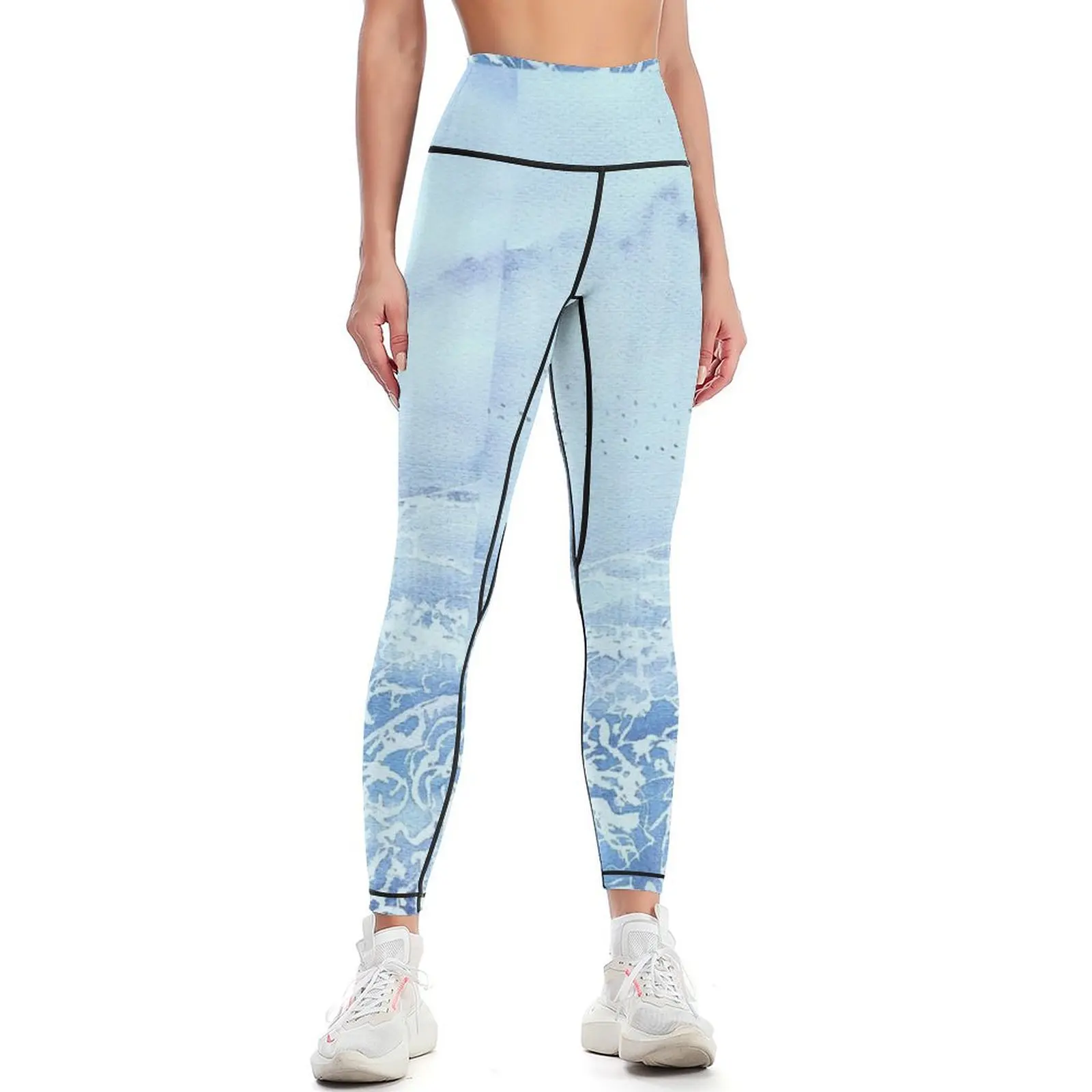 

Horses on the beach Leggings Sports pants woman harem pants Tight fitting woman Womens Leggings