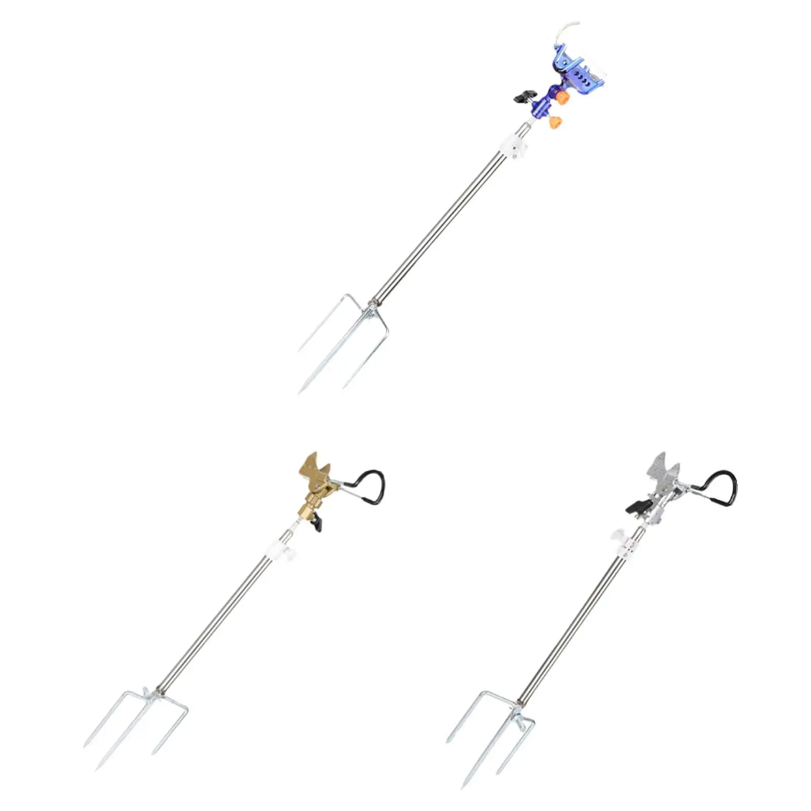 Fishing Rod Holder Fishing Rod Rack Adjustable Men Birthday Gift Folding Pole