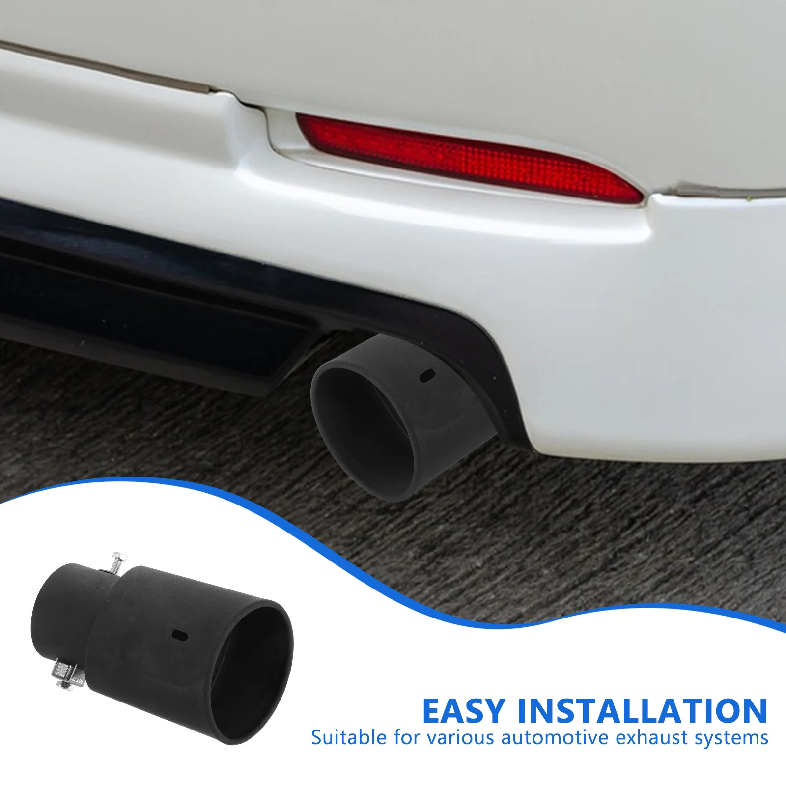 

Car Exhaust Tailpipe Decoration Cars Love Throat Air Heater Boat Port Bodykits