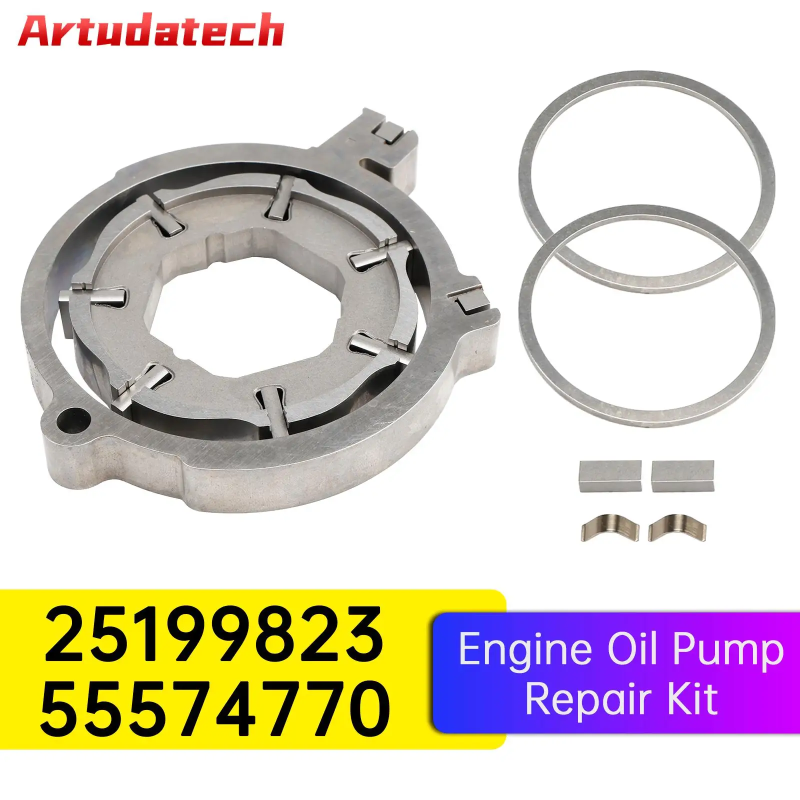 

Artudatech Engine Oil Pump Repair Kit for Vauxhall Z12XEP A12XER 1.2 1.4 Petrol 25199823 Car Accessories