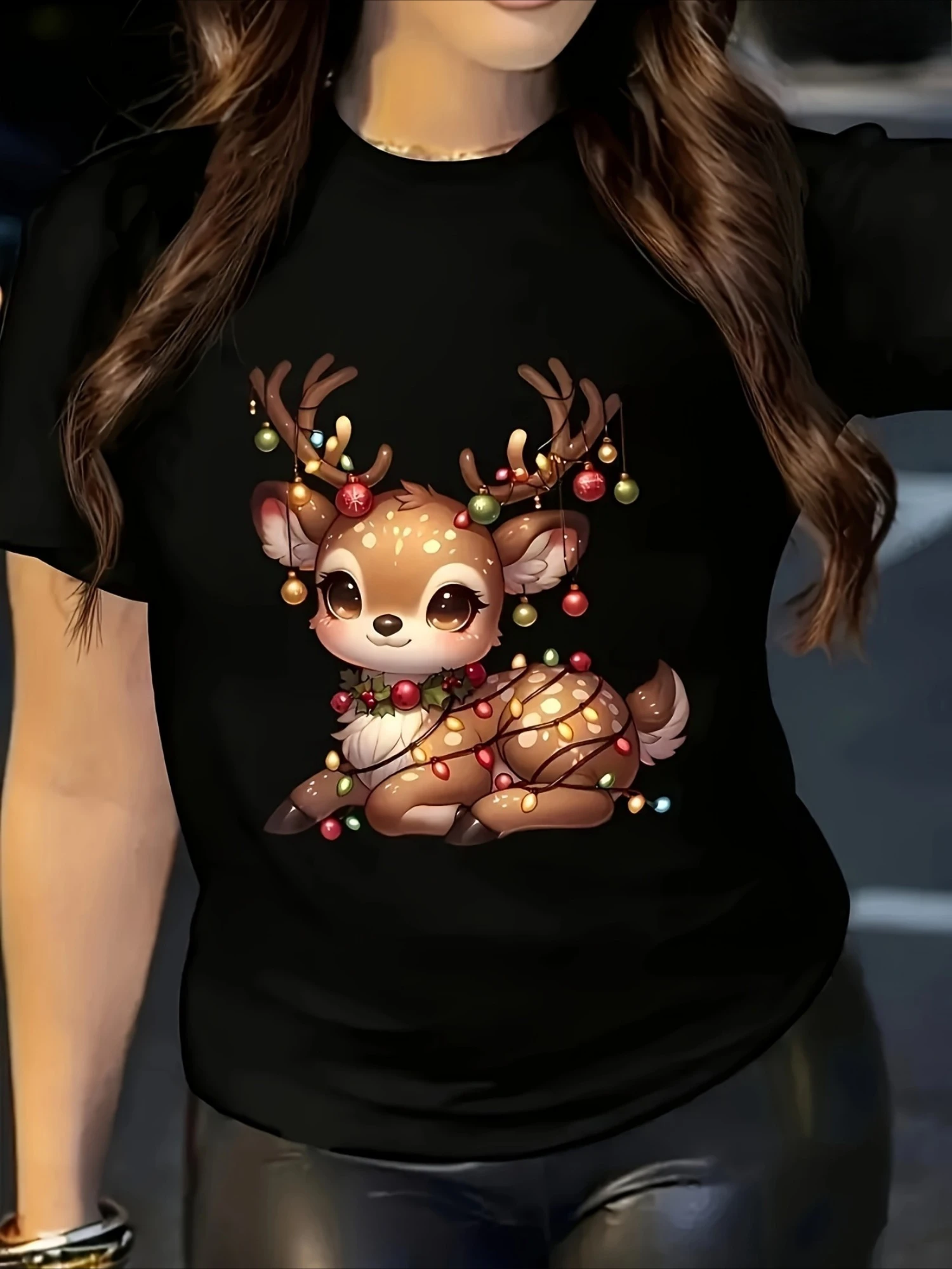 

Women's Plus Size T-shirt Graphic Short Sleeve Clothing Top, Loose and Casual, Soft and Comfortable Breathable, Outdoor Sports