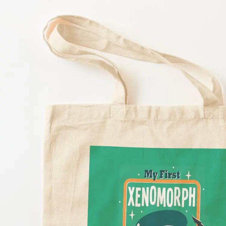 My First Xenomorph Tote Bag Women's beach bags Shopper bag canvas tote bag Cloth bags