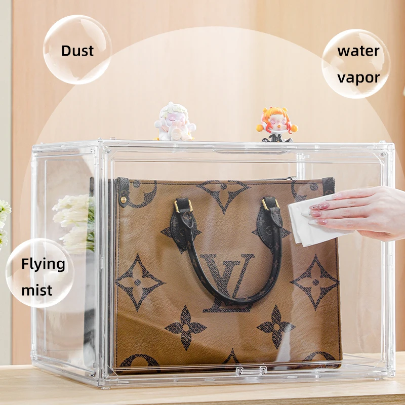 Transparent Acrylic Bag Storag - đánh giá và giá Shoe Box Display