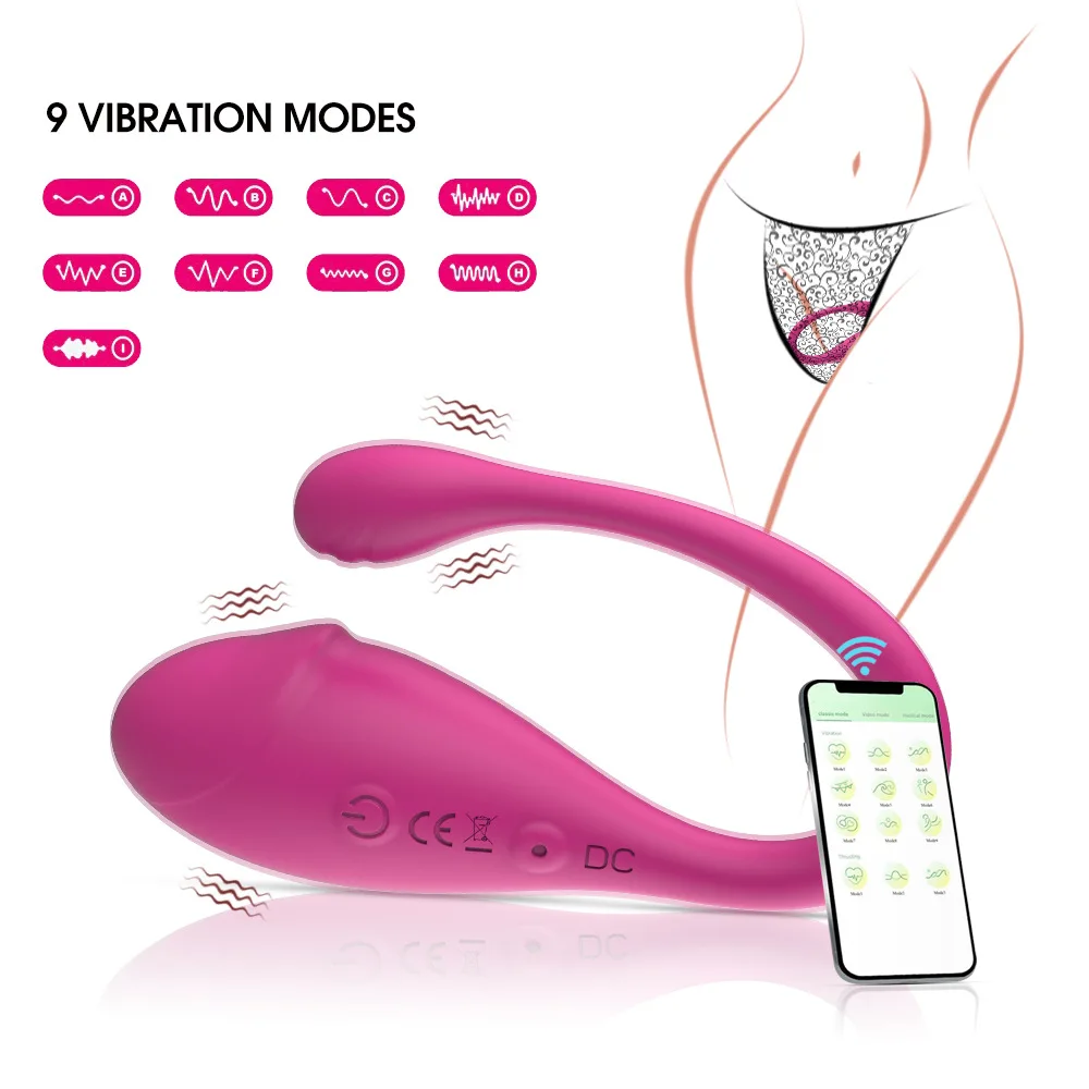 Mutandine indossabili vibratori Dildo APP telecomando senza fili giocattoli del sesso per le donne 9 velocità punto G clitoride stimolare l'orgasmo vaginale