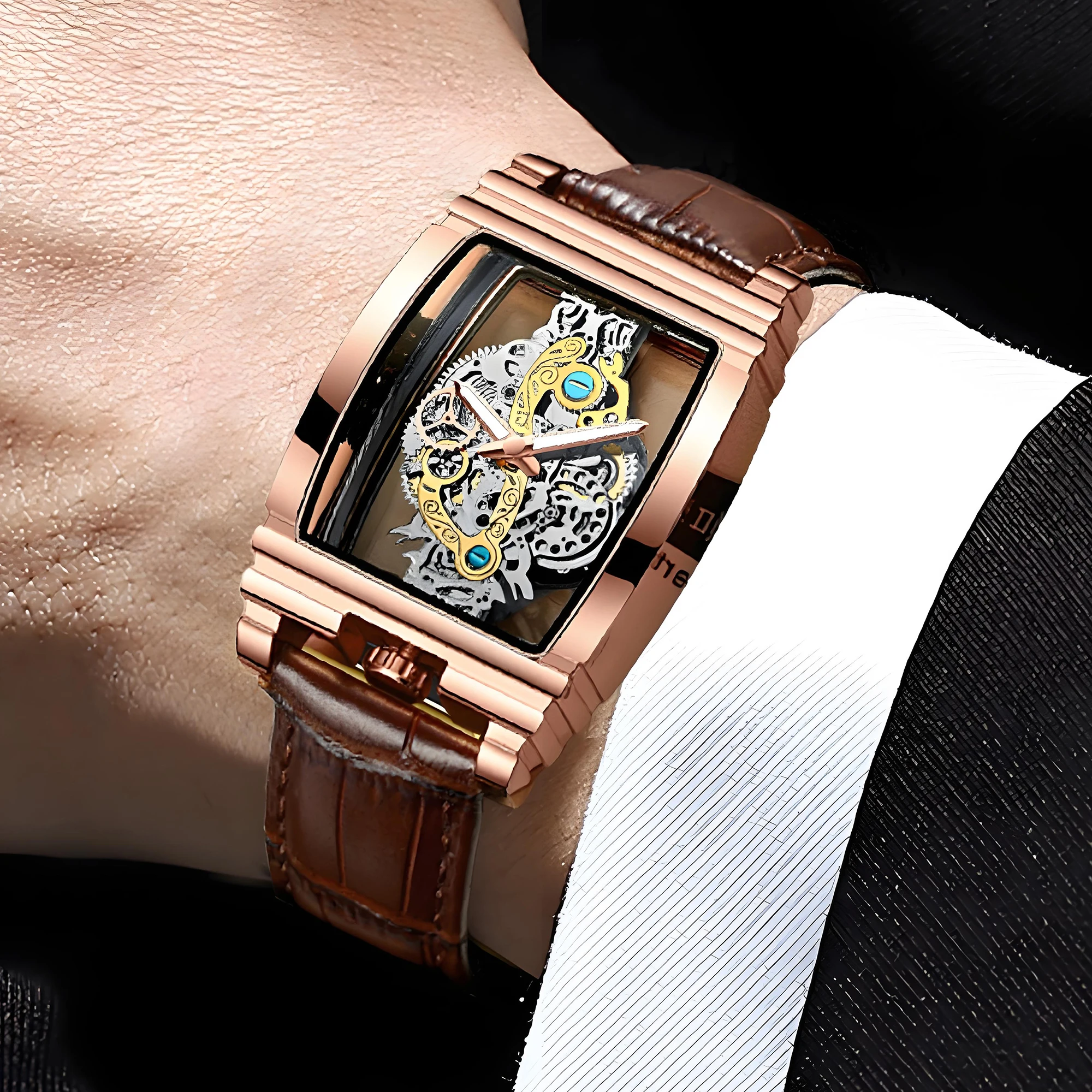 BINBOND Orginal Brand Leather - Smartwatch Branded Watches For Men ulasan dan harga