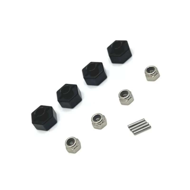 Metal Upgrade 12mm Adapter Lock Nut For MN Model 1/12 MN168 Remote Control Car Parts