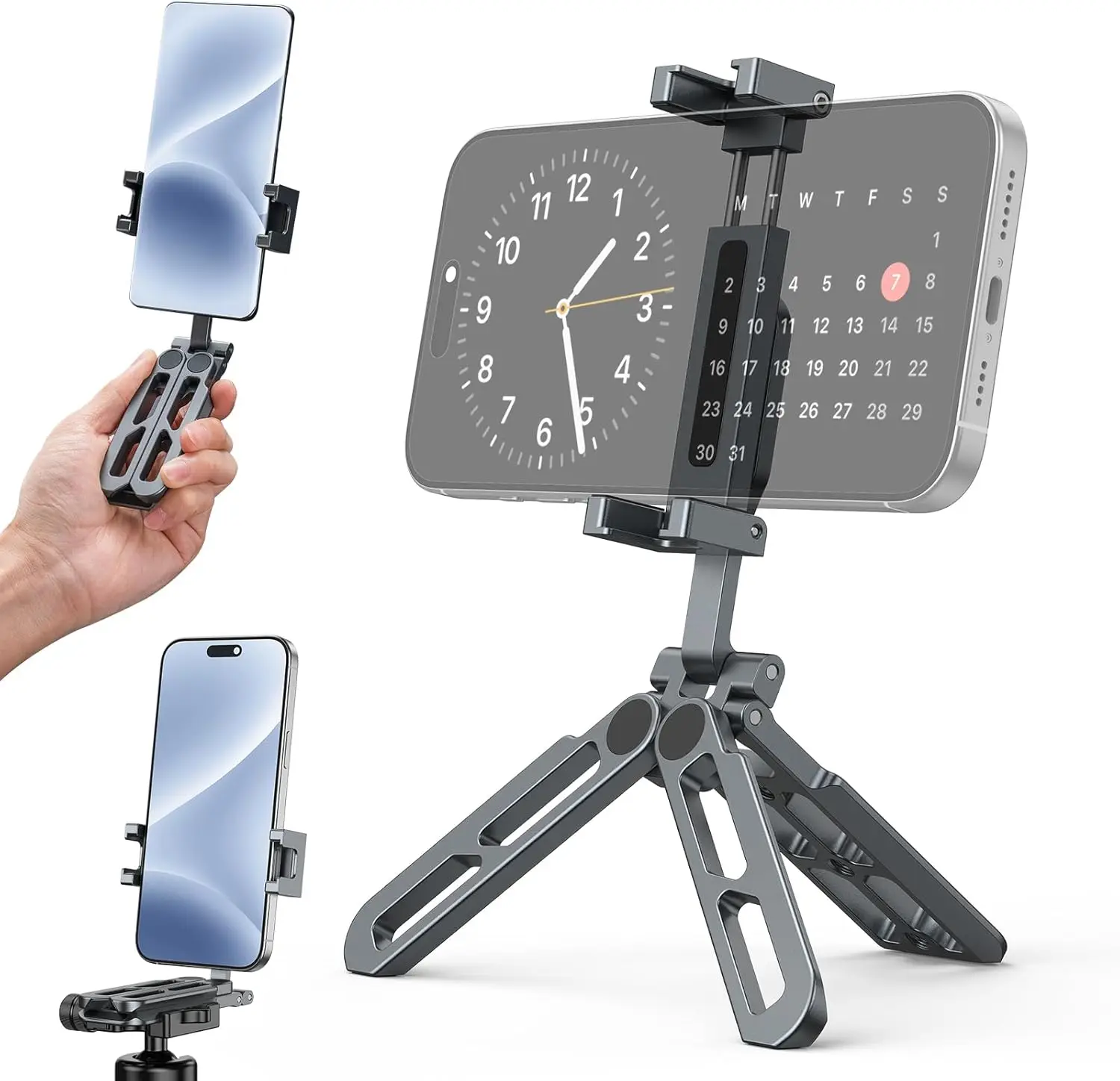 

Складная подставка-штатив для телефона PT-05, легкое алюминиевое крепление для видеоблога с холодным башмаком