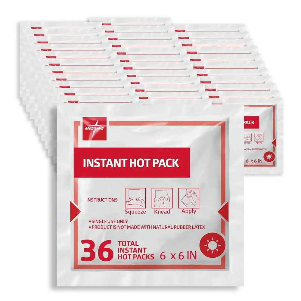 

Eco-Friendly Disposable Warm Packs, 6x6, 36 in a Pack, Ideal for Pain Relief and Muscle Recovery