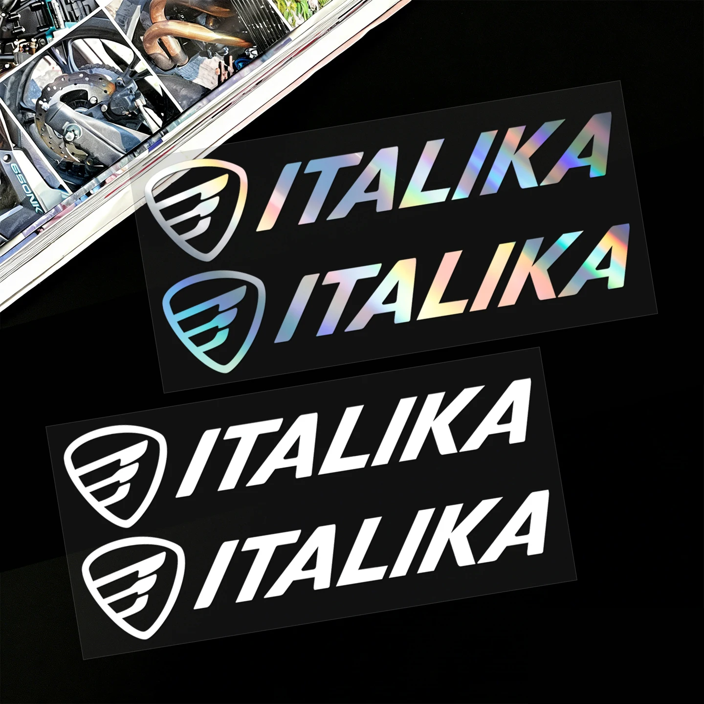 Calcomanías Impermeables para Motocicleta ITALIKA 125Z 150SZ 250Z AT110 AT125 RT FT125, Adhesivos Decorativos de Vinilo para Scooter