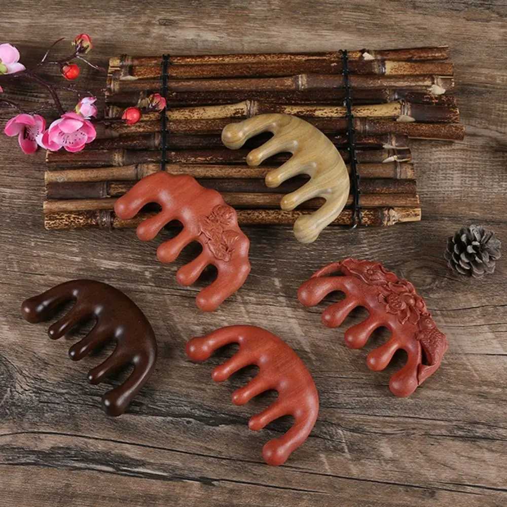 

Ша Меридиан, подарок, инструмент для ухода за волосами, расческа для волос с широкими зубцами, массажер для кожи головы, деревянная карманная расческа, деревянная массажная расческа