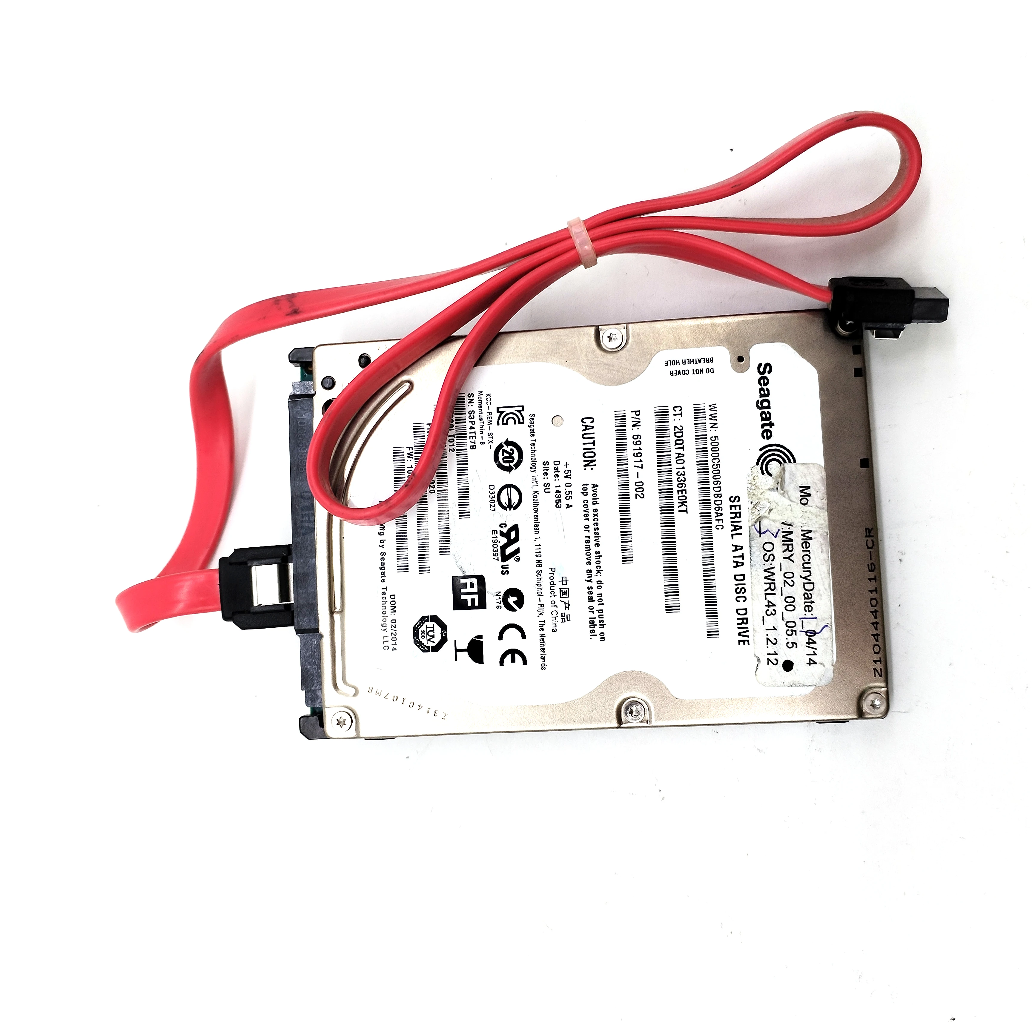 

Жесткий диск CR357-67095 CR357-67047 подходит для HP Designjet T1500 T2500 PS T920