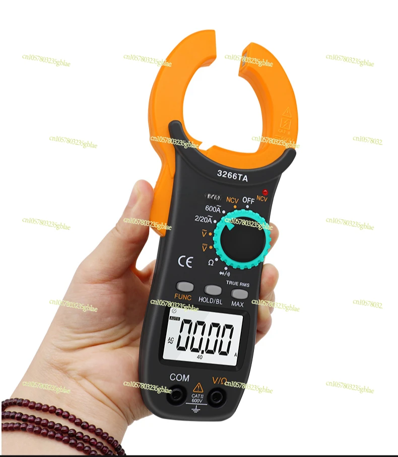 3266TD High Precision Multimeter Clamp Ammeter Temperature Frequency Capacitive Current Clamp Meter Refrigeration