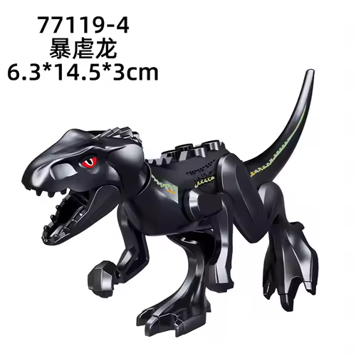 Jurassic World 3 Brutal Raptor Building Blocks Dinosaur Bricks Tyrannosaurus Indominus I-Rex Assemble Toy For Children - Image 46