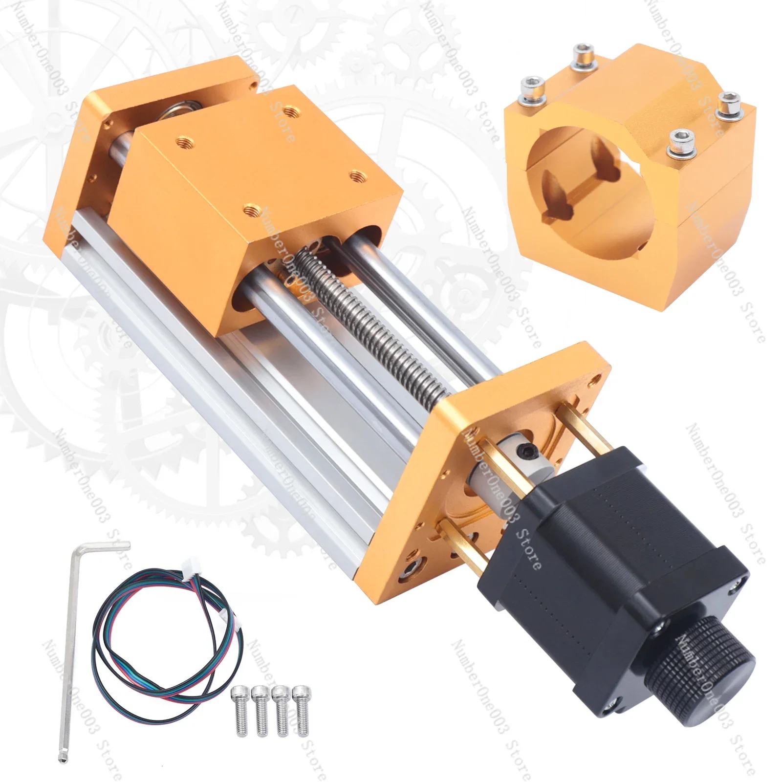 For 500W 800W 52mm Spindle CNC3018plus CNC Z Axis Stroke 85mm +Stepping Motor for Spindle 52mm