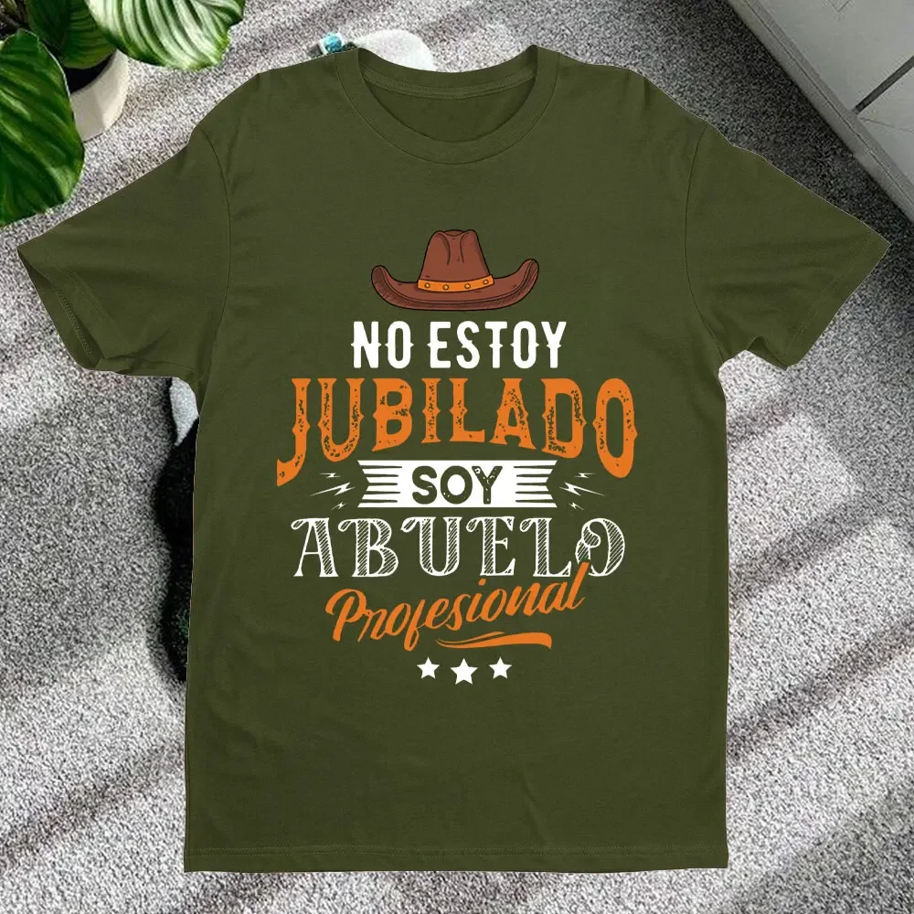 أنا لست متقاعدًا أنا جد محترف تي شيرت بتصميم عتيق تي شيرت رجالي مضحك هدية عيد الأب ملابس عصرية للجد #6