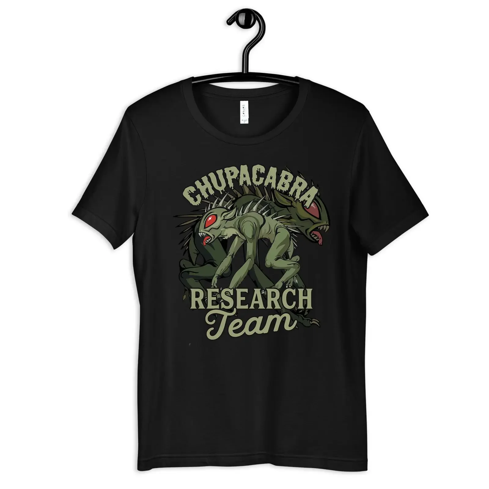 Chupacabra Research Team T Shirt Womens Long Sleeve Kids Toddler SweaT vintage Washed Versatile Stylish homme designer clothes