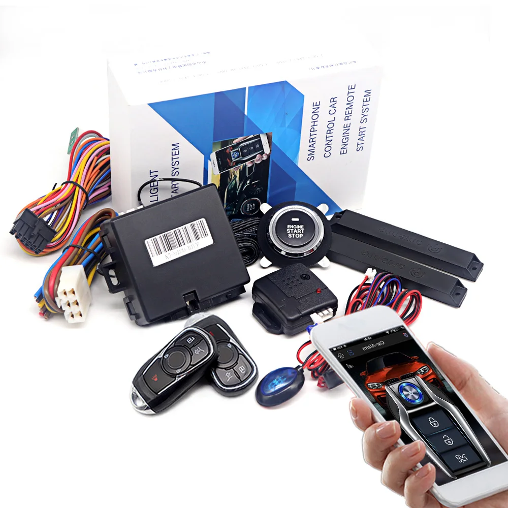 Kirbin K5-9100 Car Alarm with AutoStart Remote Starter Automotive Start Stop Start Button System For Ford/Hyundai/Kia/Buick