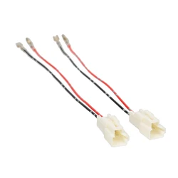2-Pin Car Speaker Wire Harness Adapter Plug Radio Stereo CD Player Cables for Kia Forte Sedan Soul Sorento for Hyundai Santa Fe