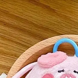 かわいい漫画ぬいぐるみ干支動物キーホルダーペンダントヘッドセット収納袋小銭入れバックパックミニリトル人形装飾