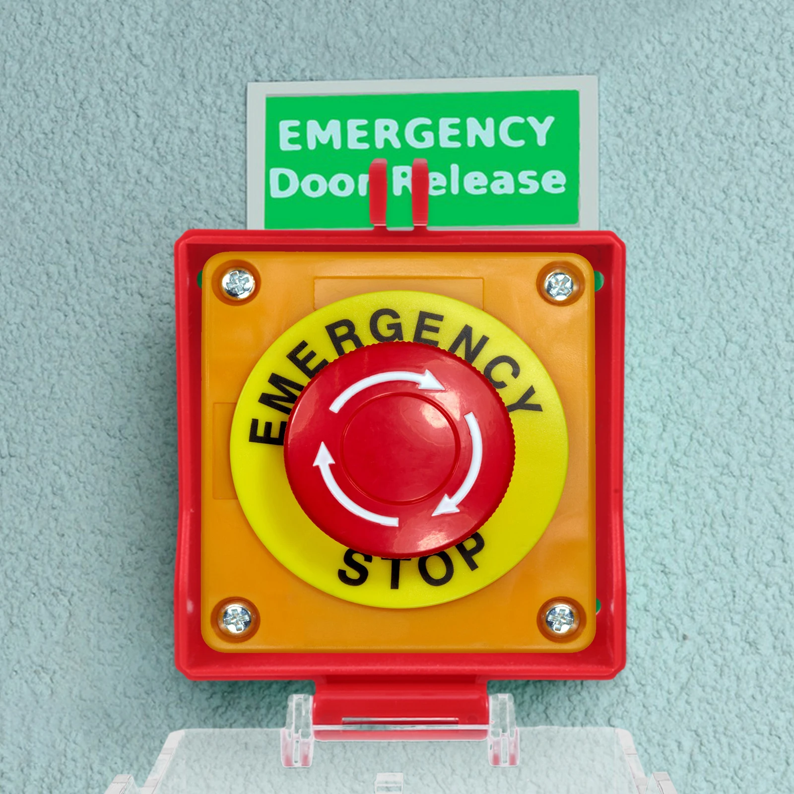

Emergency Stop Switch Cover Transparent Button Safety Protector Electrical Equipment Moment Switch Guard Flat Cover