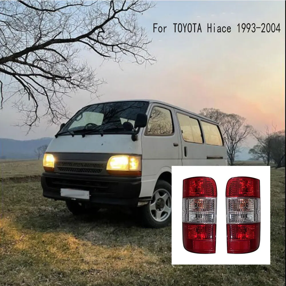 2Pcs Car Taillights And Brake Lights For Toyota Hiace KZH106 LH168 1993 to 2004