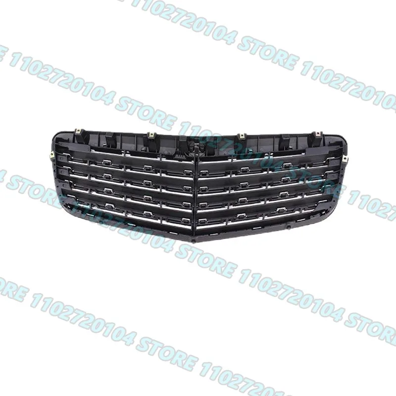 for 2007-2009 W211 Mercedes Benz E320 E350 E550 Front Upper Racing Grills Mesh Middle Grid Base Radiator 2118801783