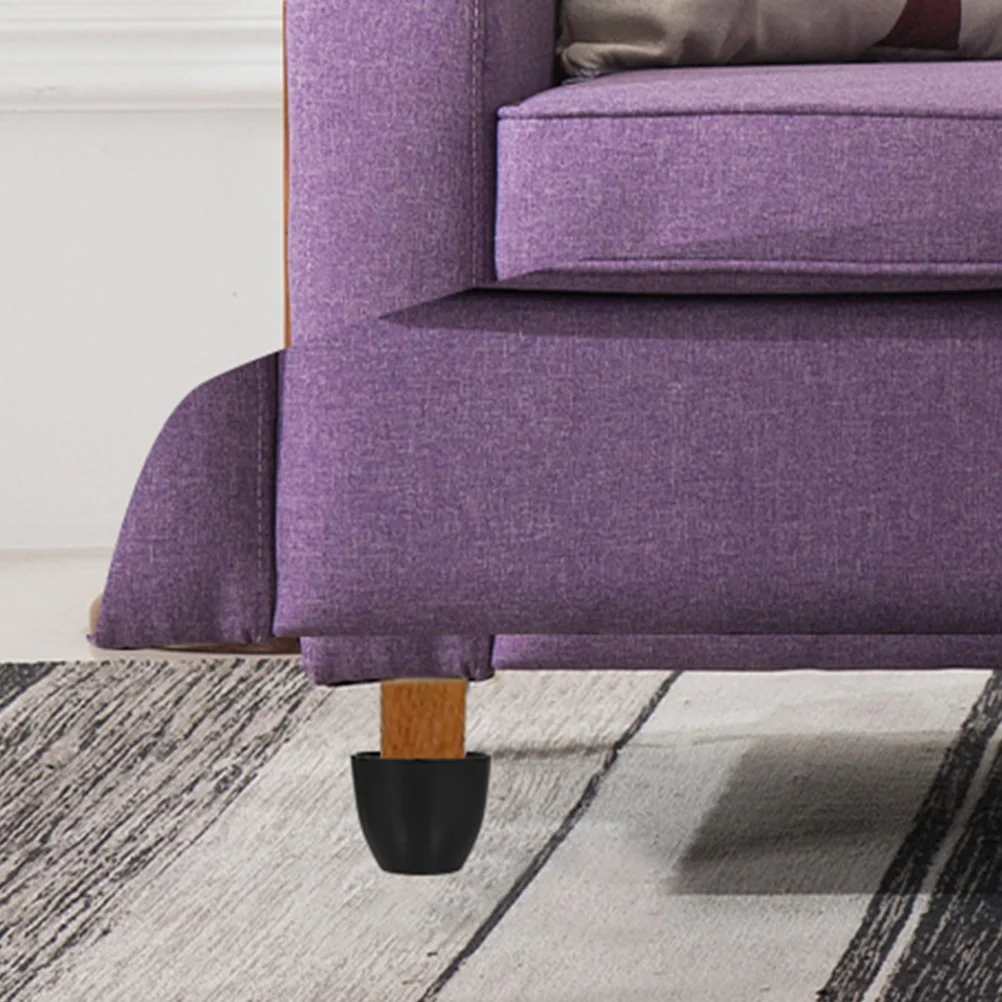 

6 Pcs Furniture Feet Pads Plastic Adjustable Sofa Chair Cabinet Legs M8 20mm Easy Install Durable Versatile Home Use Protective