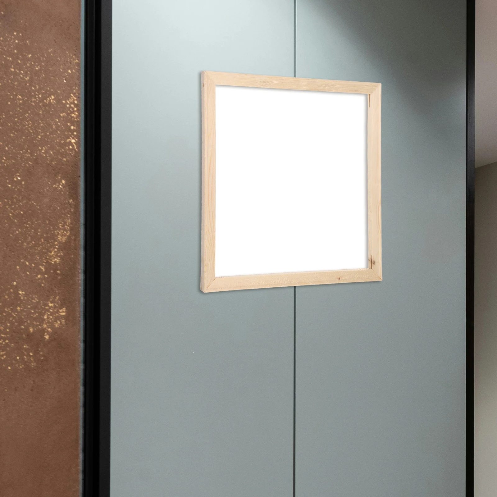 

DIY Removable Solid Wood Canvas Frame Smooth Edges 40x40cm for Oil Painting Posters Digital Art Wood Painting Frame