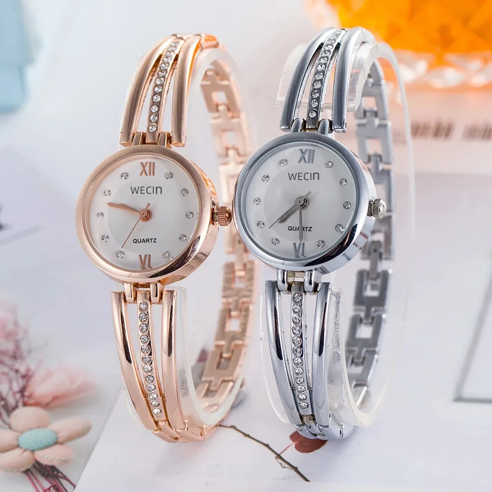 Fashion Personality Diamond-Faced Ladies Bracelet Watch Selling Small Fresh Art Watch Student School Supplies