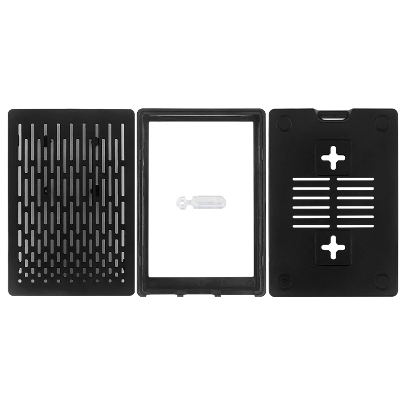 Raspberry Pi 5 ABS Case Black Plastic Shell  Protection Box Optional PWM Cooling Fan Radiator For Raspberry Pi 5