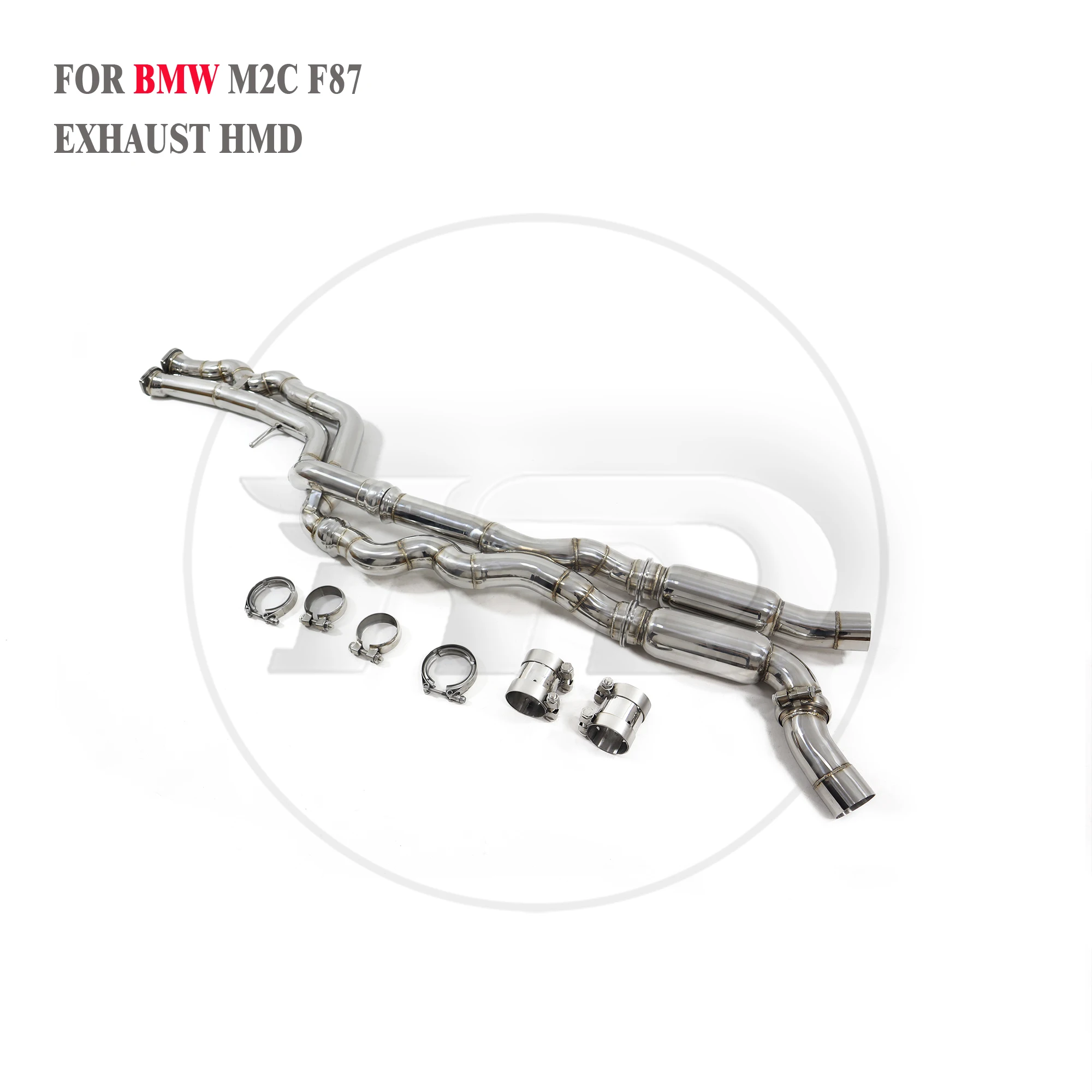 

HMD Stainless Steel Exhaust System Performance Catback For BWM M2 Competition F87 S55 Engine 2016-2020 Equal Length Middle Pipe