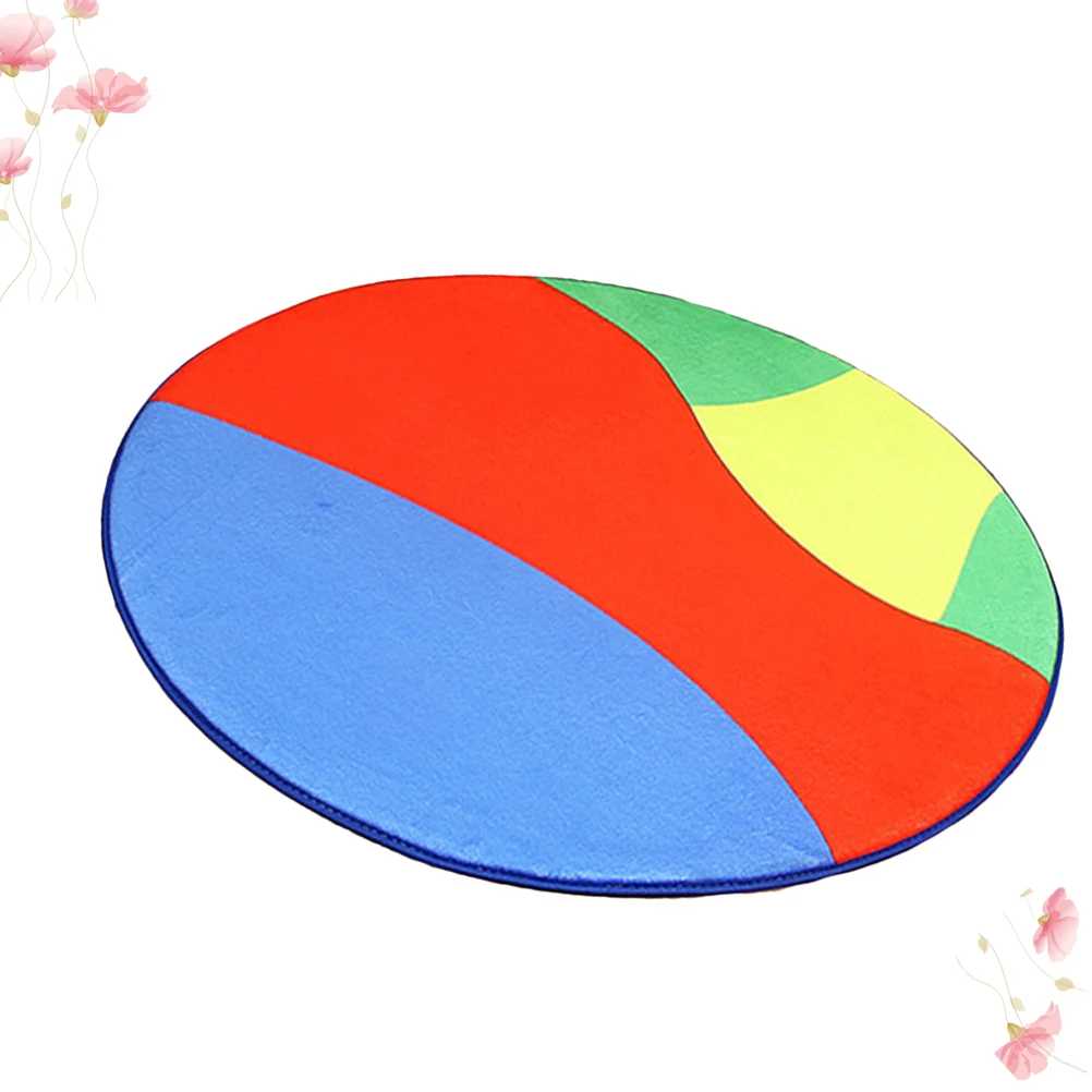 

1pc Round Floor Mat Door Mat Foot Pad For Home Hotel Shop Comfortable Durable Pressure Relief Soft Decorative Carpet Area Rug