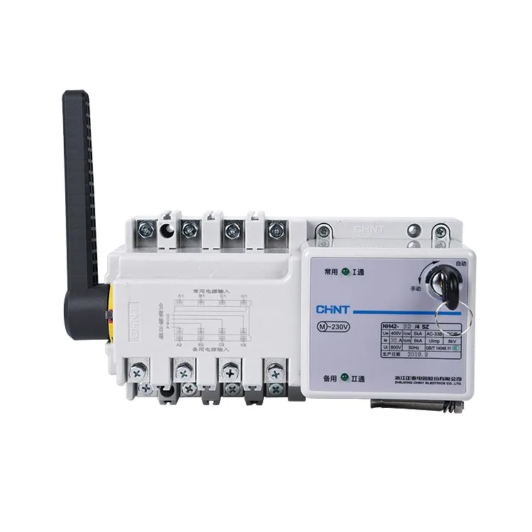 

Автоматический переключатель двойного питания NH42-63A 80A100A125 A160A250A/4SZ