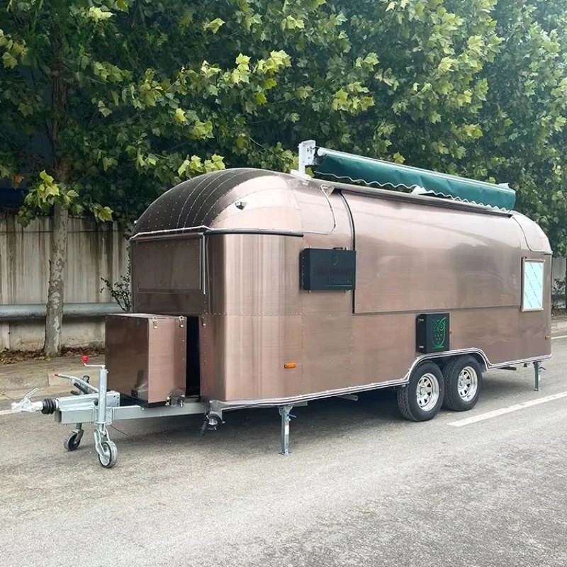 Fulai Mobile Shawarma Pizza Food Trailer Imbissagen Foodtruck Towable Coffee Shop Bar Hot Dog Food Trailers Fully Equipped