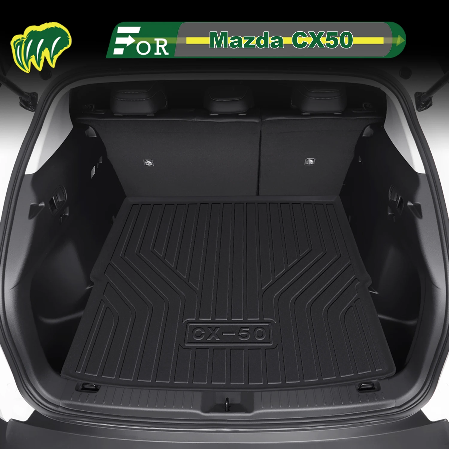 

For Chery eQ7 2023-2025 TPE Custom Fit Car Trunk Mat All Season Cargo Mat 3D Shaped Trunk Liner Rear Trunk Protection Mat